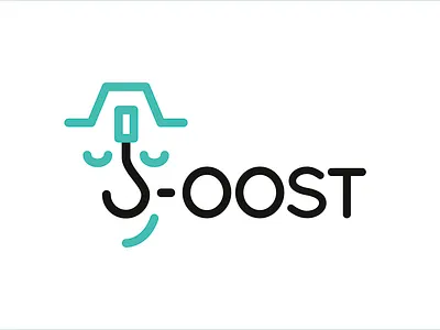 Logo Makelaar J-OOST branding estate estate agent graphic design illustration logo typography