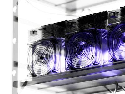 When technology becomes an art object 3d 3d illustration asic banking crypto cryptocurrency design illustration