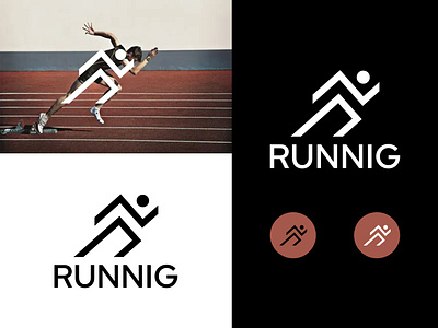 RUNNING brand logo business logo clean logo company logo creative logo design gym logo logo logo design minimalist logo modern logo run logo simple logo sports logo unique logo