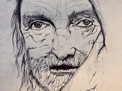 Bic Portrait Hoodieman illustration portrait