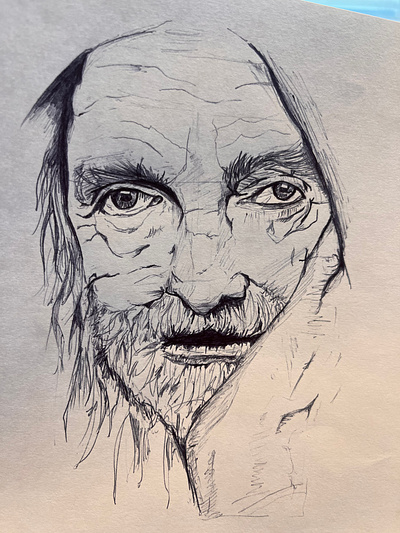 Bic Portrait Hoodieman illustration portrait