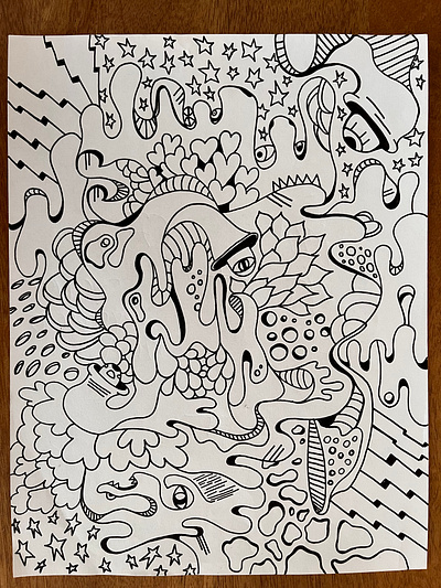 Surrealistic Pattern illustration pattern surreal