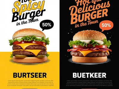 “Because appetizing visuals attract hungry customers “ branding design graphic design illustration logo post design poster poster design typography vector