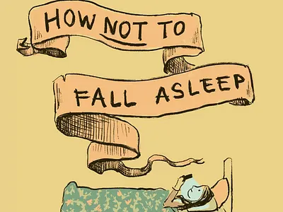 How Not to Fall Asleep animated animation bbc radio 4 cant sleep how to fall asleep illustration insomnia panpsychology philosophy procreate procreate dreams trying to sleep