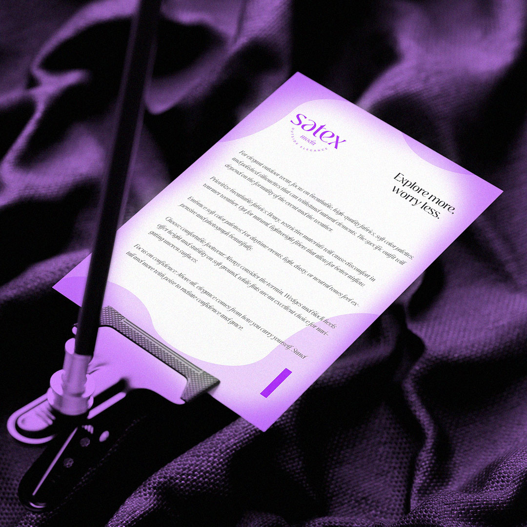 Satex Moda brand identity branding graphic design logo