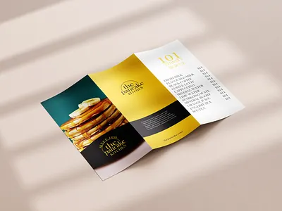 Brochure/ Trifold menu brochure design graphic design logo menu trifold