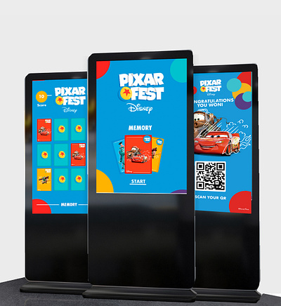 Disney Pixar Fest – Anniversary Activation animation branding disney graphic design mockups motion graphics pixar ui ux