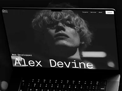 Alex Devine – Terminal-Style Web Portfolio adobe illustrator adobe photoshop animation branding design framer framer expert graphic design illustration interactive logo motion graphics smooth terminal terminal style ui ux web web design