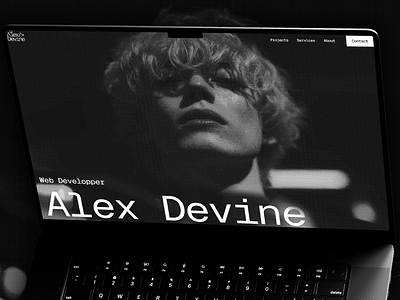 Alex Devine – Terminal-Style Web Portfolio adobe illustrator adobe photoshop animation branding design framer framer expert graphic design illustration interactive logo motion graphics smooth terminal terminal style ui ux web web design