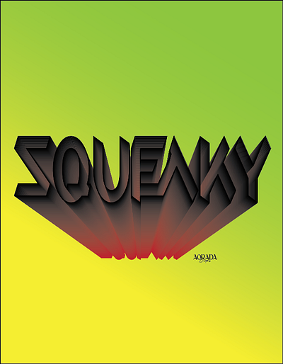 SQUEAKY adobe illustrator branding design graphic design illustration typography vector