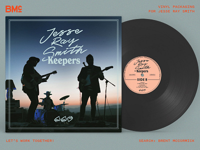 Vinyl Packaging for Jesse Ray Smith album album art album artwork album cover album design album layout album packaging artist cover artist logo band logo band merch lp art lp cover lp packaging music artwork music branding music cover music design music packaging vinyl packaging