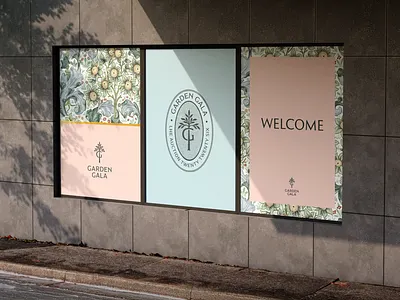 Garden Gala branding dallas gala graphic design signage