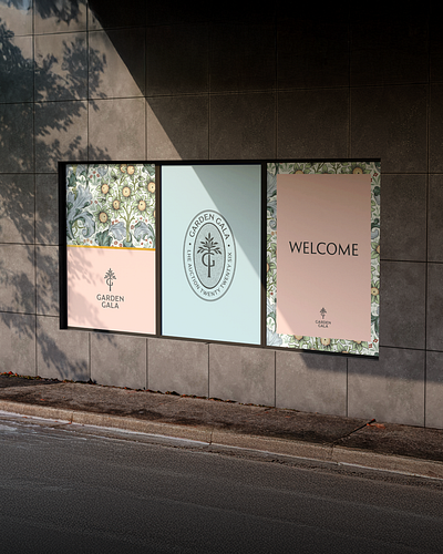 Garden Gala branding dallas gala graphic design signage
