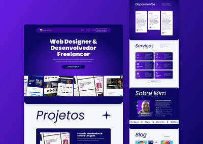 My Personal Portfolio Website blog design elementor figma freelancer personal portfolio prototype services ui ui design ux web design website wordpress