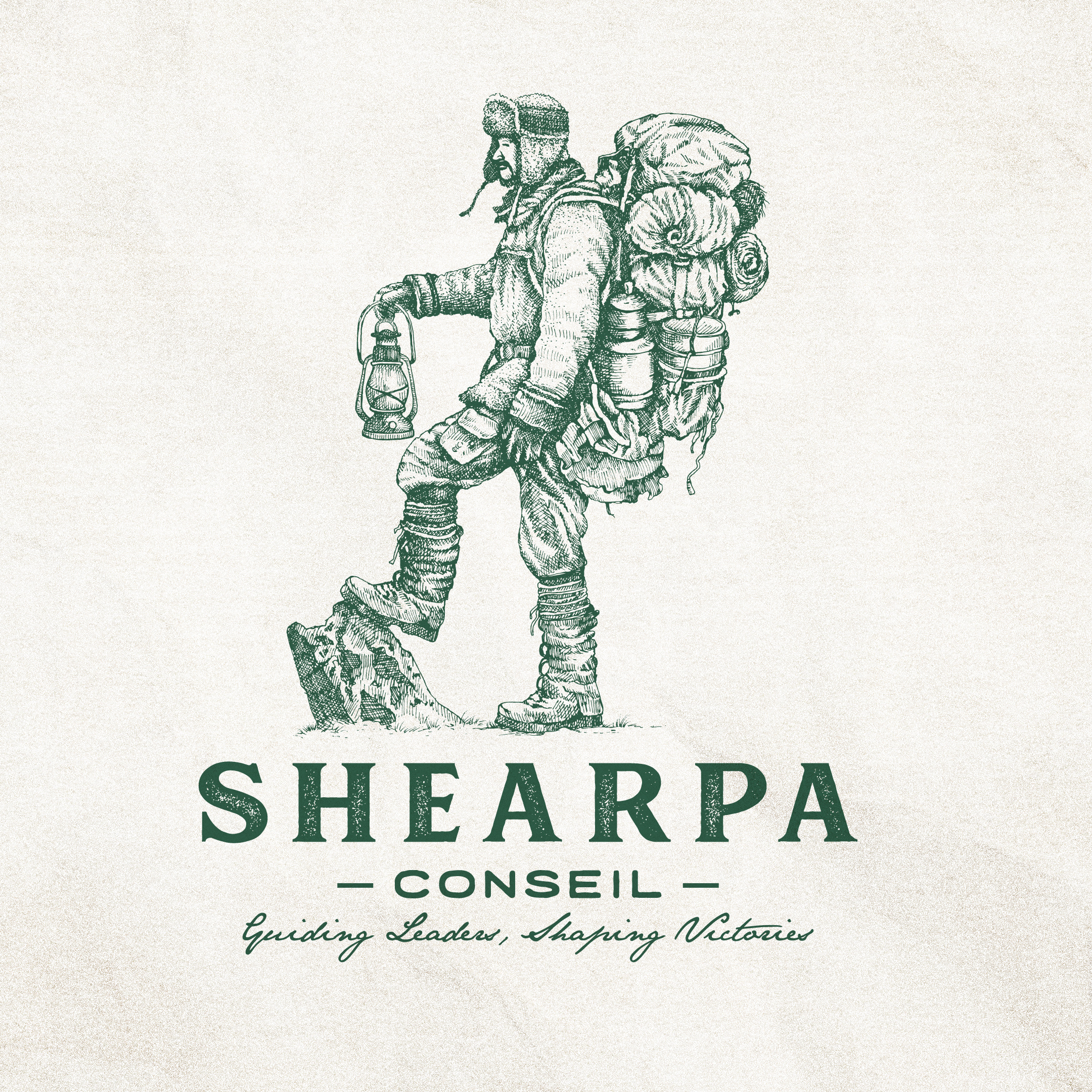 Visual Identity for Shearpa Conseil best logos branding brands counseling design design inspiration graphic design graphicdesign illustration illustrator logo logo design sherpa vector