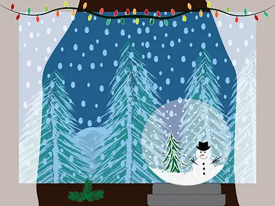 Snow design illustration snow