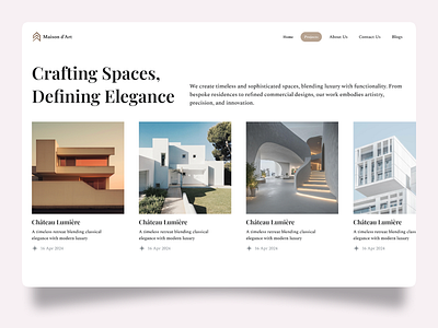 Company Website | Project Page branding design ui ui ux user flow ux web web design website