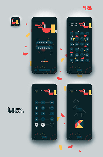 Umolom app design game