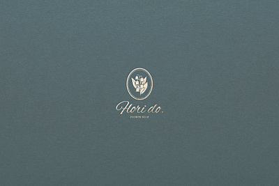 flower shop "FloriDo" logo flower logo