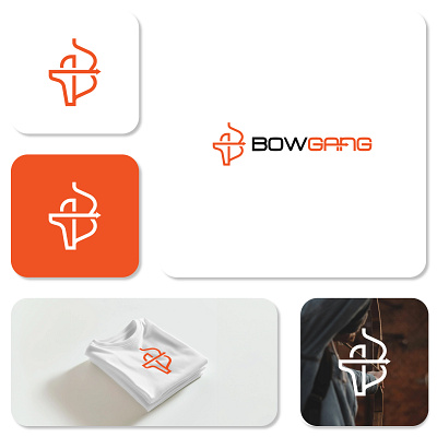 BowGang Logo animal b bow brand identity branding design graphic design hunting illustration letter logo logo design monogram symbol