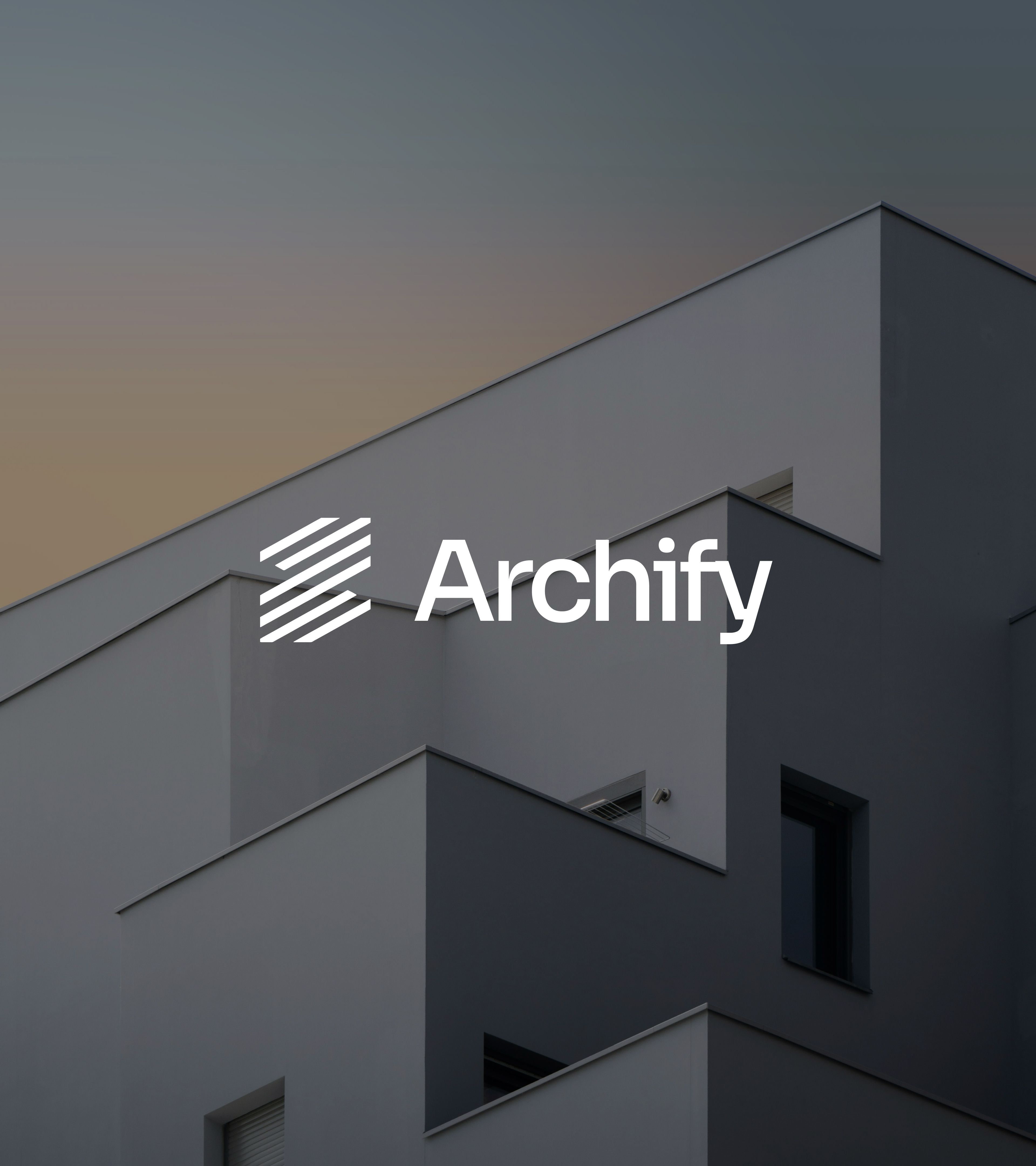 Archify - Brand Identity brand brand design branding figma graphic design illustrator logo logo design typography vector web webdesign