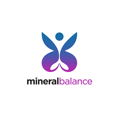 mineral balance logo 3d animation balance branding graphic design health hospital logo mineral balance logo motion graphics nature ui