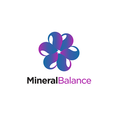 mineral balance logo 3d animation balance branding graphic design health hospital logo mineral balance logo motion graphics nature ui