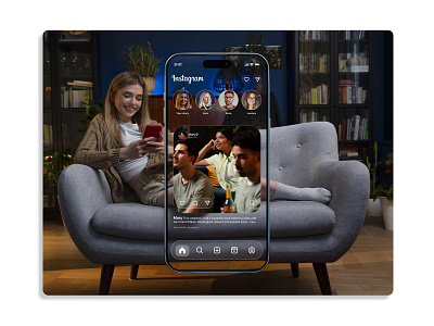 Instagram Liquid Glass ar design figma instagram ios26 iphone 17 liquid glass photoshop ui ux