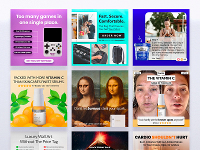 Static Ads for ecommerce - High Converting Ads ad creative ads creative advertising dtc brand dtc static ads ecommerce facebook ads graphic design high converting ads static ads static ads for e commerce statics ads