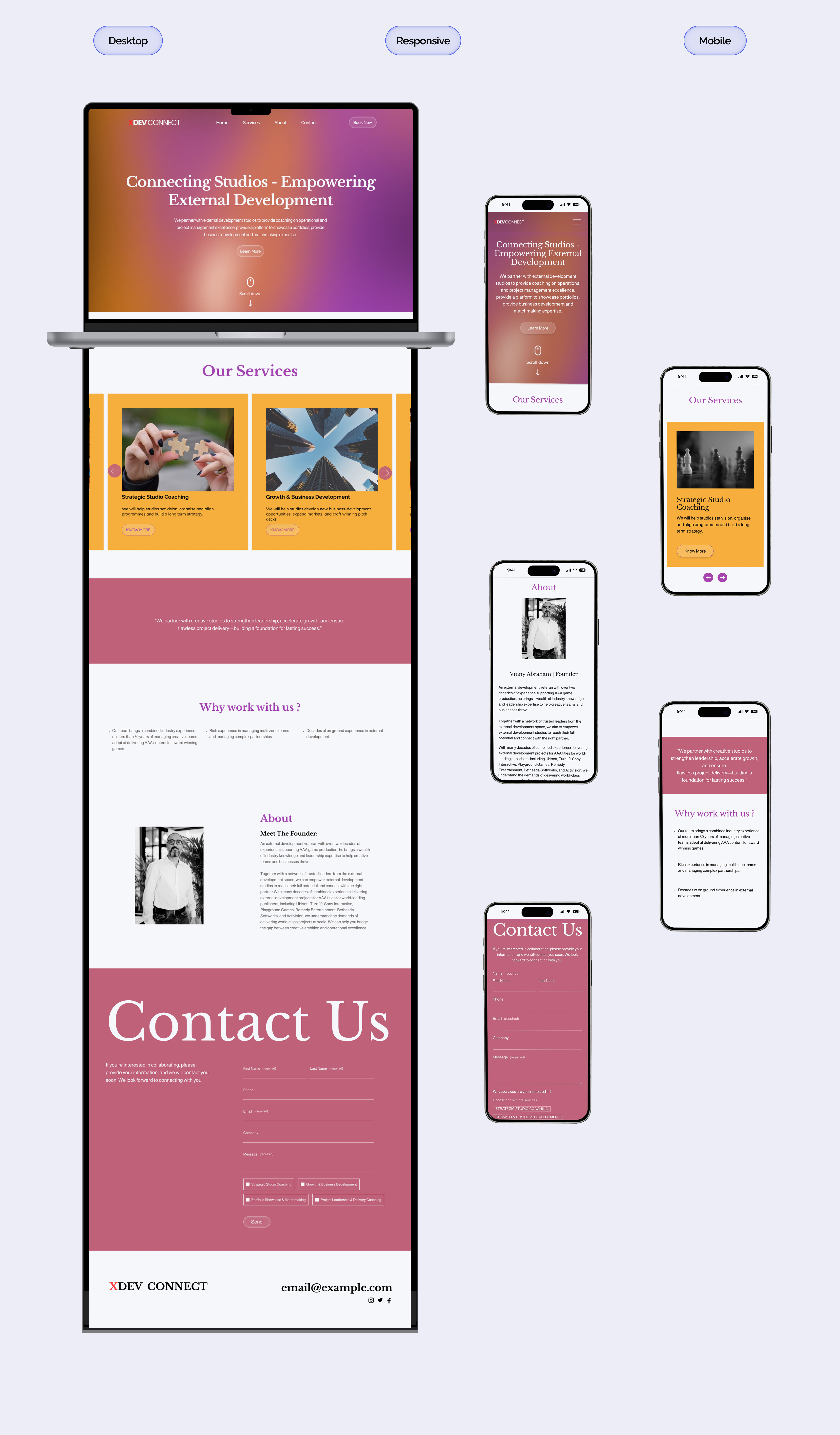 Example of Webflow Web Design & Development Services