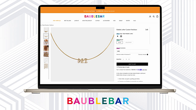The BaubleBar Customzier - Live Preview customizer design ecommerce mobile design ux