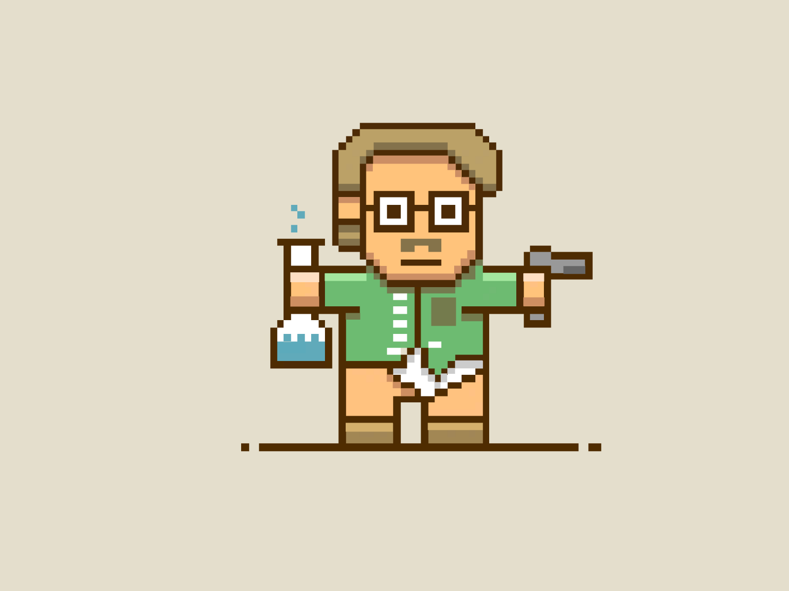 toy story pixel art thumbnail for Primitive Lab first indie procedural GLB spike