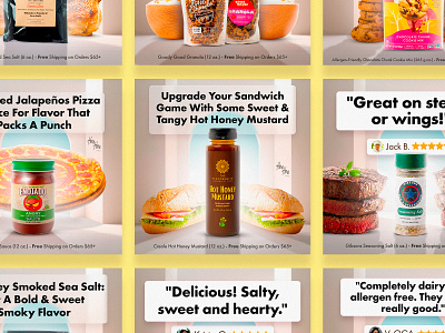 Static Ads Specialty Food & Gifts - Ads creative (Meta) ads creative facebook ads graphic design static ads