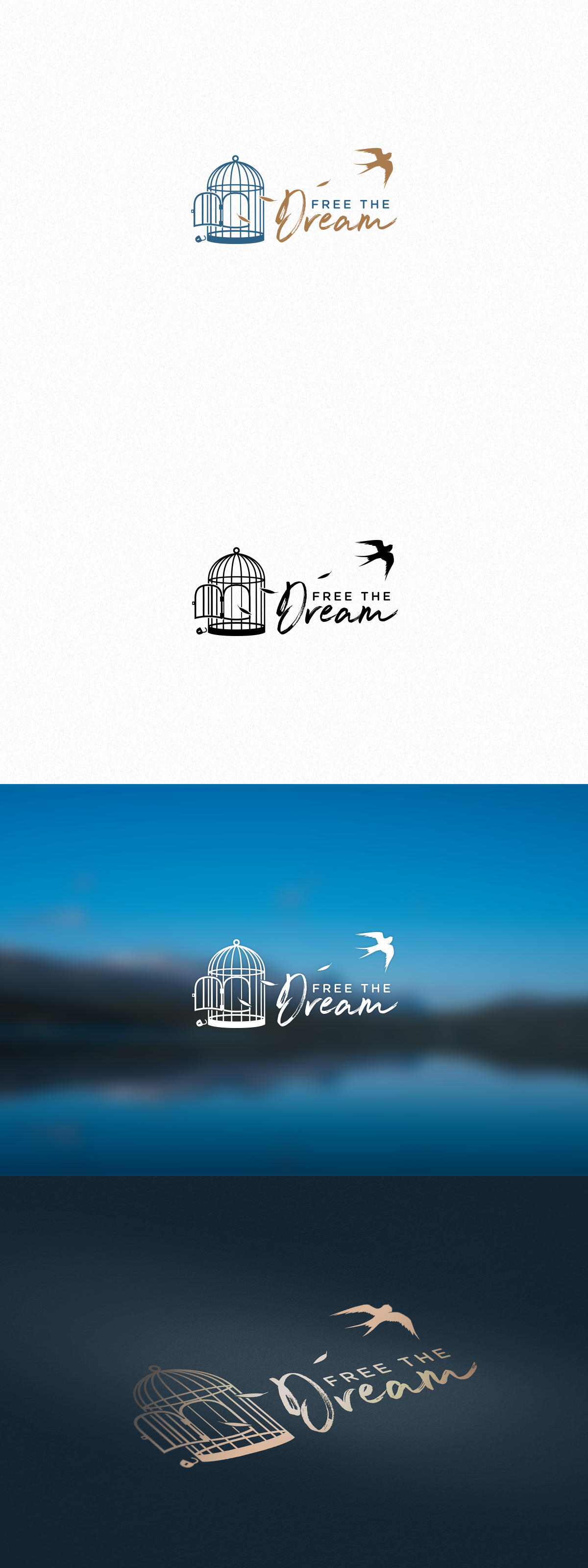 Free the Dream branding conference development dream life logo selfdevelopment