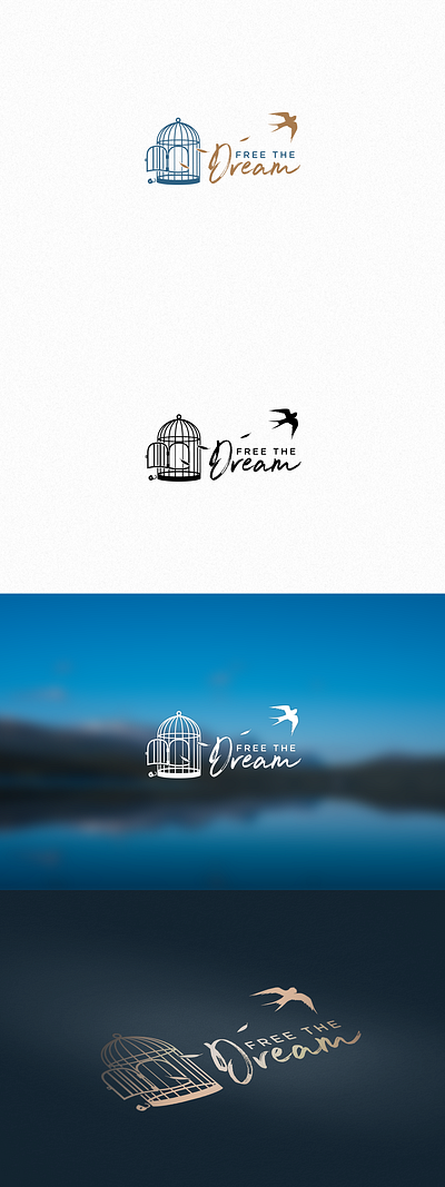 Free the Dream branding conference development dream life logo selfdevelopment