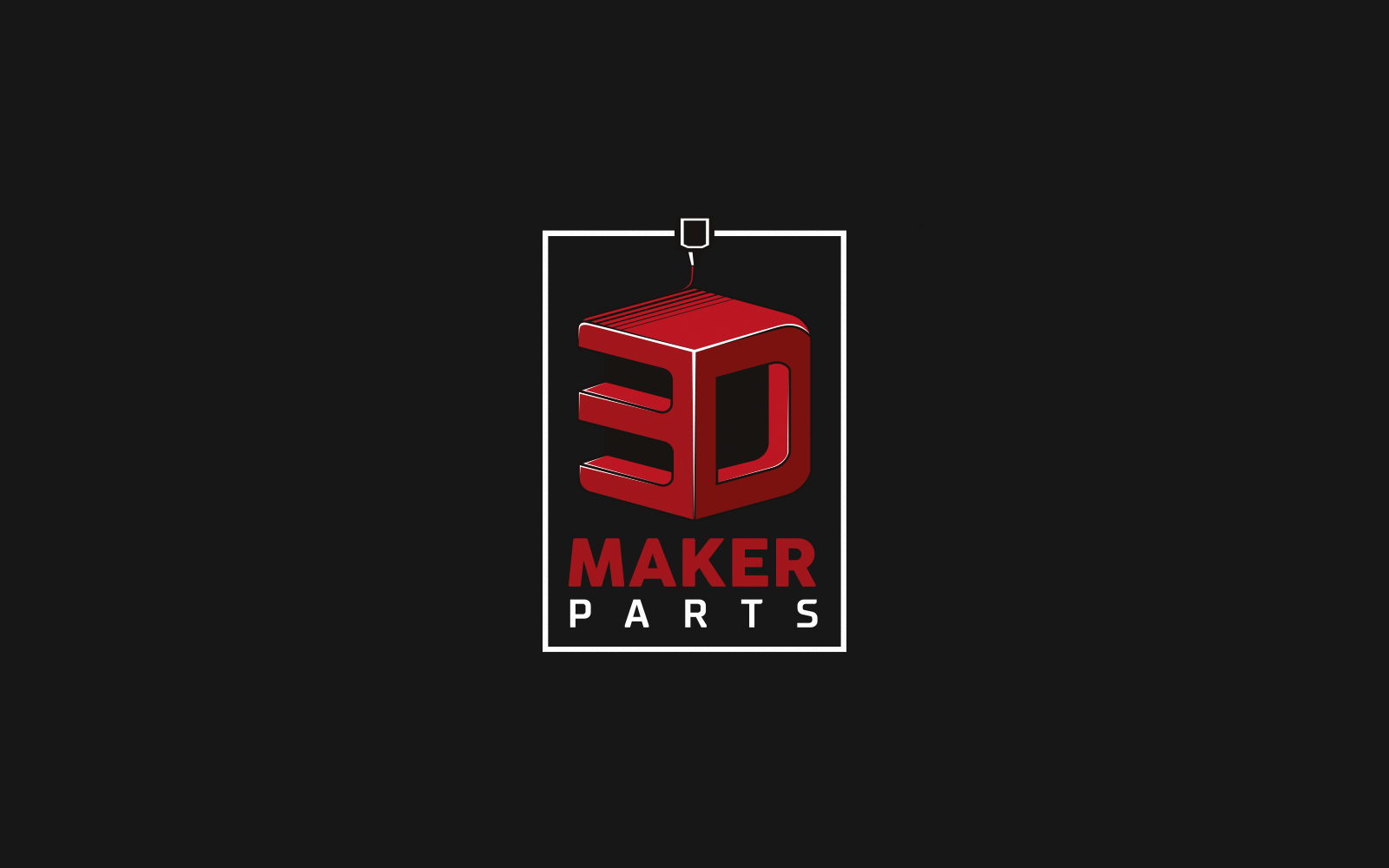 Logo for a 3D printing company 3d 3d print 3d printing branding craft hobby logo resin