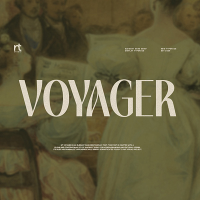 NT Voyager Sans Display book typeface