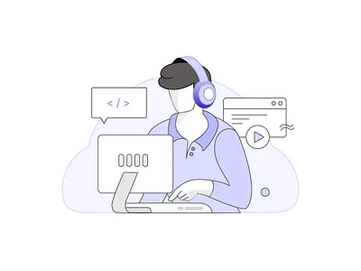 Development work - Illustrator illustration