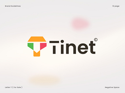 Tinet - Brand Identity ai logo brand designer brand guidelines brand identity branding clean logo corporate identity creative logo crypto logo design letter logo letter t logo logo logo design logo designer logos modern logo saas logo tech logo unique logo