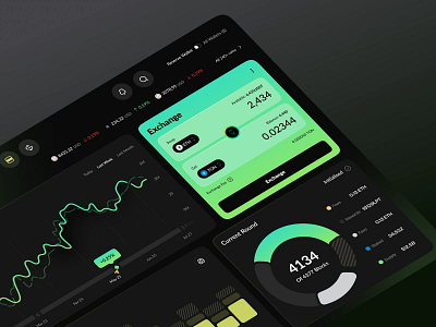 Crypto Dashboard For Blockchains analytics crypto dashboard for blockchain crypto design dashboard dashboard ui platform swap web platform widgets