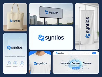 Syntios Logo & Branding Design brand branding branding logo business logo cloud company cloud icon cloud logo data logo data store logo design logo logo design logogrid logomaker modern modern logo tech logo technology logo visual logo