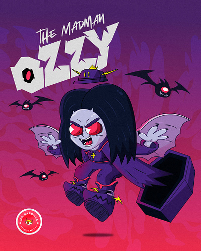 the madman Ozzy artwork illustrator metal ozzyosbourne rock sketch