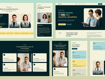 Healthcare Website Design accessibledesign cleandesign designdaily digitalhealth doctorbooking healthcaredesign healthtech landingpage medicalwebsite minimaldesign modernui patientcare productdesign responsivedesign ui uiuxdesign webdesign websiteinspiration wingly