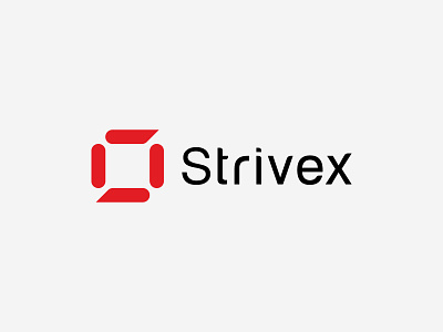 Strivex Minimalist Logo Design abstract logo app logo brand identity branding design fintech logo futuristic logo innovative logo lettermark logo logotype minimalist logo modern logo professional logo s tech startup logo visual identity