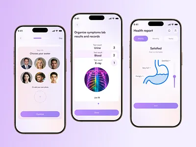 Human Health Tracker Mobile App Design Concept app redesign daily goals digital health app fitness app habit tracker app health app health monitoring app health tracker app healthcare app lifestyle meal plan medical app medicine app mobile app mobile app design mobile design mobile health tracker ui design wellnessapp workout app
