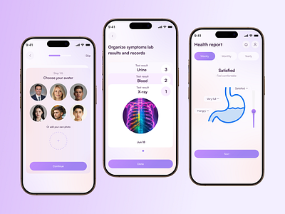 Human Health Tracker Mobile App Design Concept app redesign daily goals digital health app fitness app habit tracker app health app health monitoring app health tracker app healthcare app lifestyle meal plan medical app medicine app mobile app mobile app design mobile design mobile health tracker ui design wellnessapp workout app