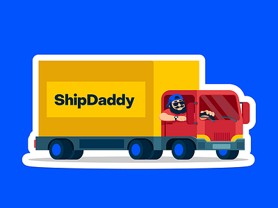 ShipDaddy Mascot Design app branding design graphic design illustration logo typography ui ux vector