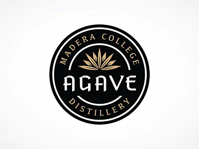 Agave Distillery - Madera Community College - Official Logo agave branding community college distillery madera matt harvey northern california