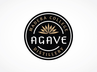 Agave Distillery - Madera Community College - Official Logo agave branding community college distillery madera matt harvey northern california