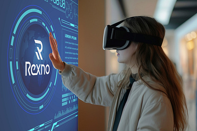 Rexno — Tech Branding & Logo Design branding digital innovation digital innovations logo design logotype modern tech logo rexno saas tech company technology branding